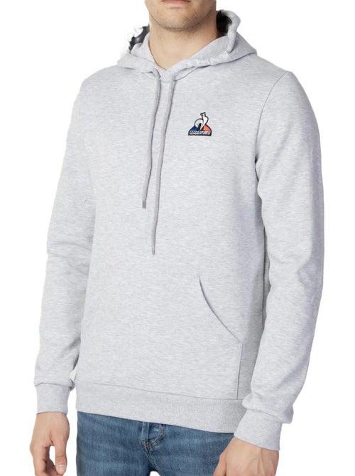 Sweat com capuz le coq sportif cinzento para homem - Kiabi Sweat com capuz le coq sportif cinzento para homem - Kiabi