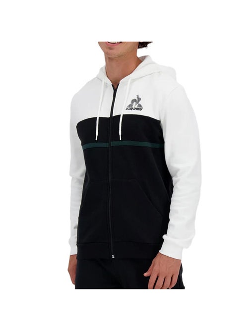 Sweat com capuz le coq sportif contemporain n°1 preto/branco para homem - Kiabi Sweat com capuz le coq sportif contemporain n°1 preto/branco para homem - Kiabi