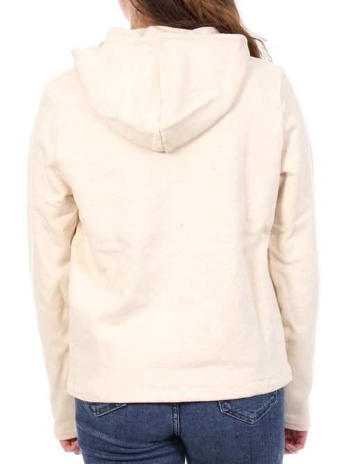Sweat com Capuz Le Coq Sportif N°8 Cru para Mulher - Kiabi Sweat com Capuz Le Coq Sportif N°8 Cru para Mulher - Kiabi