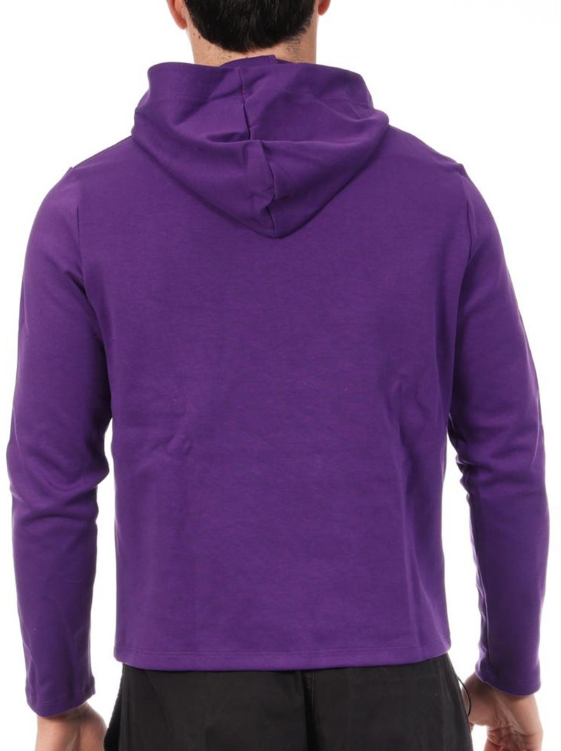 Sweat com Capuz Le Coq Sportif Violeta para Homem Roxo - Kiabi