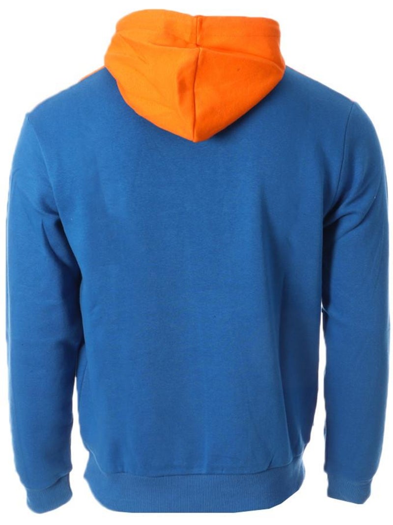 Sweat com Capuz Masculino Redskins Berguson Azul/Laranja Laranja - Kiabi