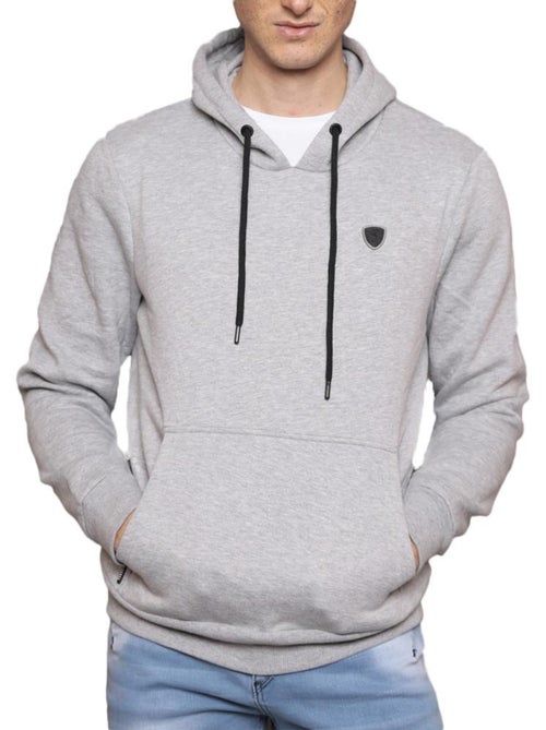 Sweat com capuz masculino redskins makit poster cinzento - Kiabi