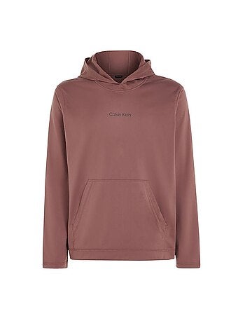 Sweat com capuz mauve para homem calvin klein jeans 00gms4w328