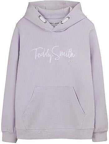 Sweat com capuz mauve para rapaz teddy smith evry1
