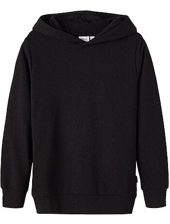 Sweat com Capuz Name It Hood para Rapaz Preto