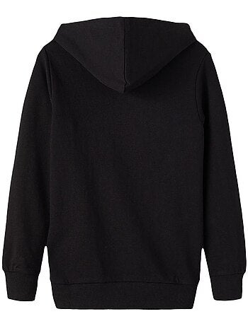 Sweat com Capuz Name It Hood para Rapaz Preto