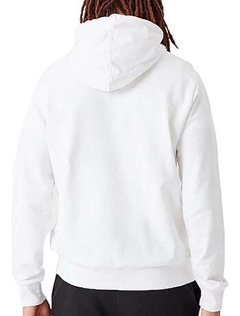 Sweat com capuz new era branco para homem