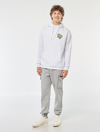 Sweat com capuz 'One piece'