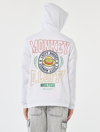 Sweat com capuz 'One piece'