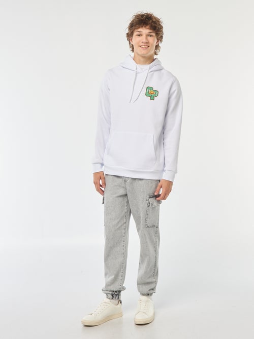 Sweat com capuz 'One piece' - Kiabi