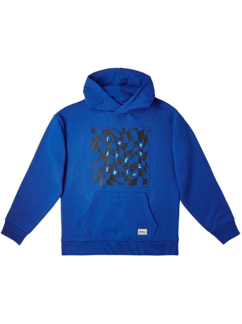 Sweat com Capuz O'Neill Checker Azul Amêndoa para Rapaz Azul - Kiabi