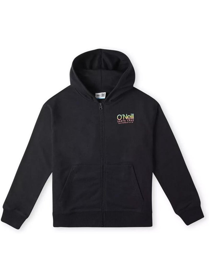 Sweat com Capuz O'Neill Circle Surfer para Rapariga em Preto Preto - Kiabi