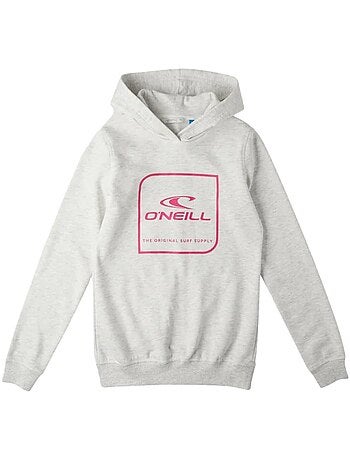 Sweat com capuz o'neill cube cinzento para menina