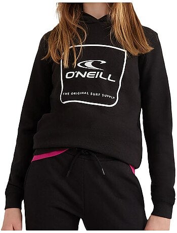 Sweat com Capuz O'Neill Cube para Rapariga Preto