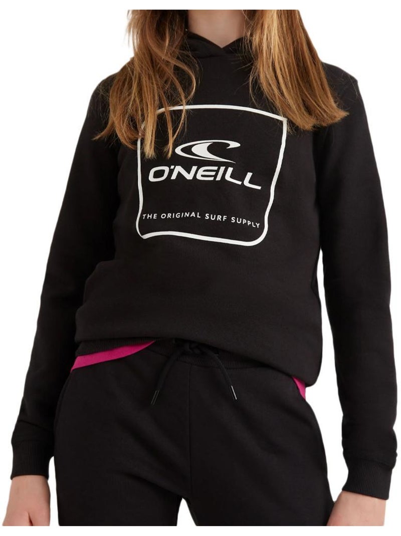 Sweat com Capuz O'Neill Cube para Rapariga Preto Preto - Kiabi