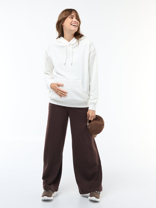 Sweat com capuz para amamentação - Kiabi