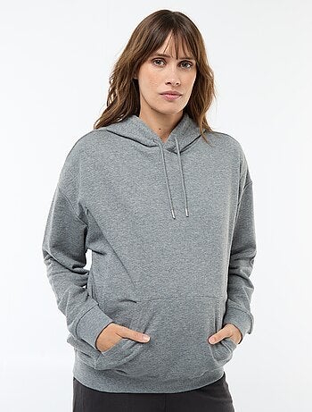 Sweat com capuz para amamentação
