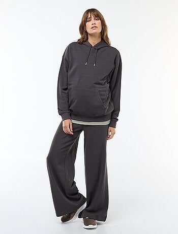 Sweat com capuz para amamentação