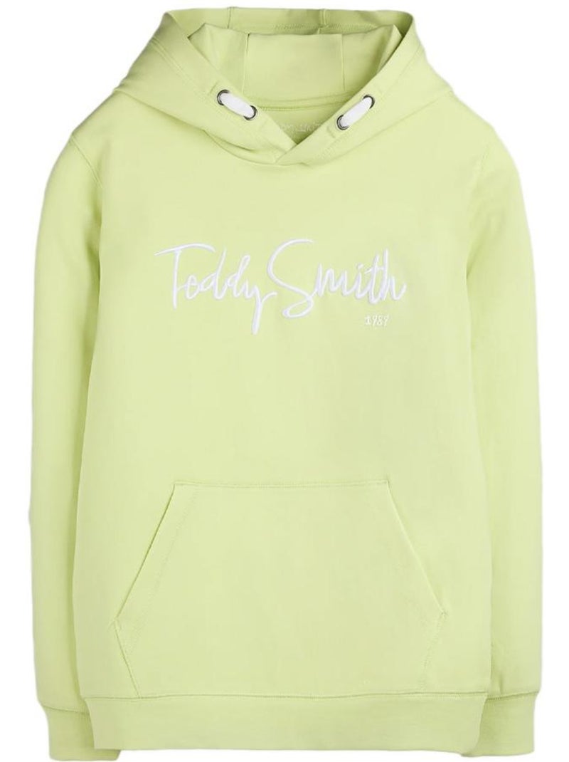 Sweat com capuz para rapaz teddy smith evry amarelo/verde Amarelo - Kiabi