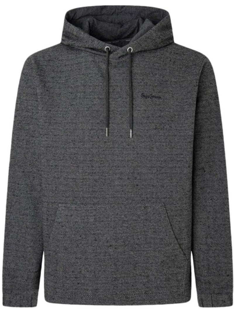 Sweat com Capuz Pepe Jeans Mondra para Homem Cinzento/Preto Preto - Kiabi
