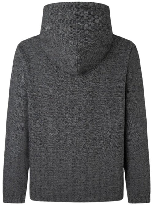 Sweat com capuz pepe jeans mondra para homem cinzento/preto - Kiabi