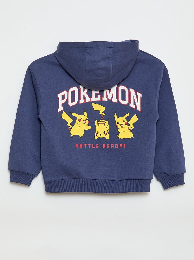 Sweat com capuz 'Pikachu' 'Pokémon' Azul - Kiabi