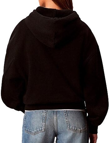 Sweat com Capuz Preto Calvin Klein Jeans para Homem