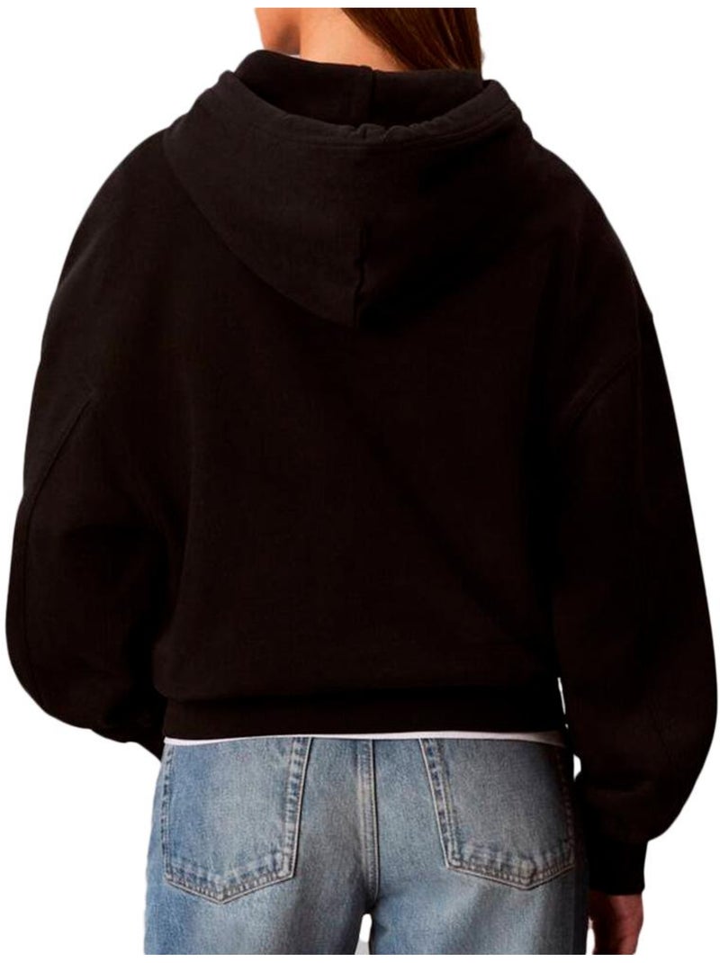 Sweat com Capuz Preto Calvin Klein Jeans para Homem Preto - Kiabi