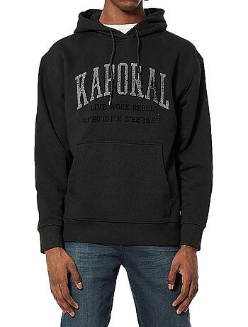 Sweat com Capuz Preto Kaporal BENJY para Homem