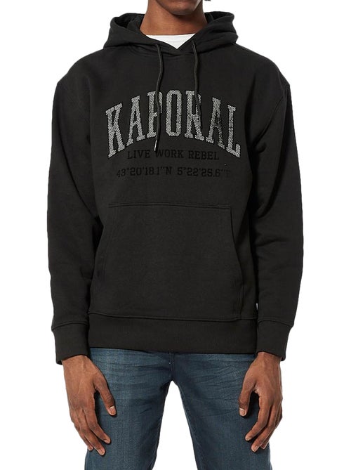 Sweat com capuz preto kaporal benjy para homem - Kiabi Sweat com capuz preto kaporal benjy para homem - Kiabi