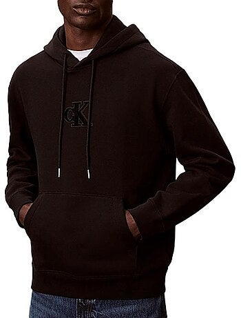 Sweat com Capuz Preto para Homem Calvin Klein Jeans 3500