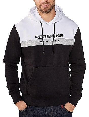 Sweat com capuz preto masculino redskins berguson rds