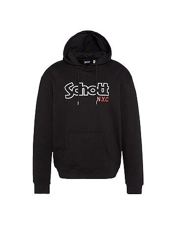 Sweat com Capuz Branco para Homem Schott Sidney