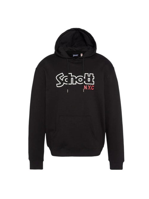 Sweat com capuz preto para homem schott sidney - Kiabi Sweat com capuz preto para homem schott sidney - Kiabi