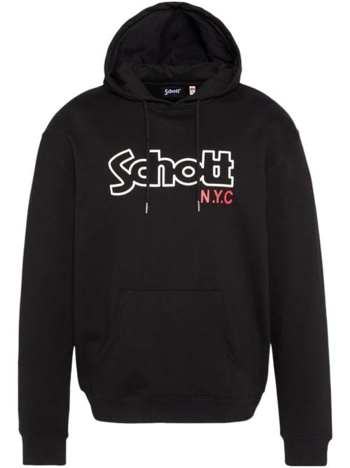 Sweat com capuz preto para homem schott sidney - Kiabi Sweat com capuz preto para homem schott sidney - Kiabi