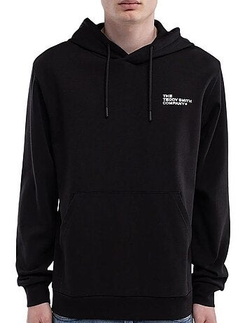 Sweat com Capuz Preto para Rapaz Teddy Smith Company