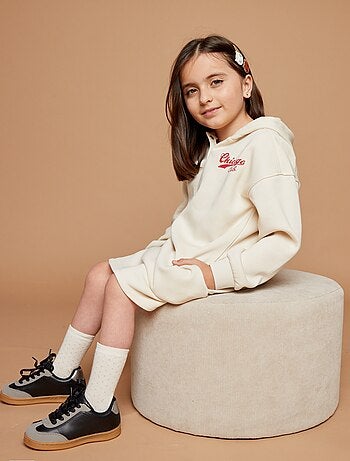 Sweat com capuz rosa - coleção fácil de vestir