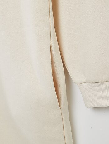 Sweat com capuz rosa - coleção fácil de vestir