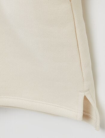 Sweat com capuz rosa - coleção fácil de vestir