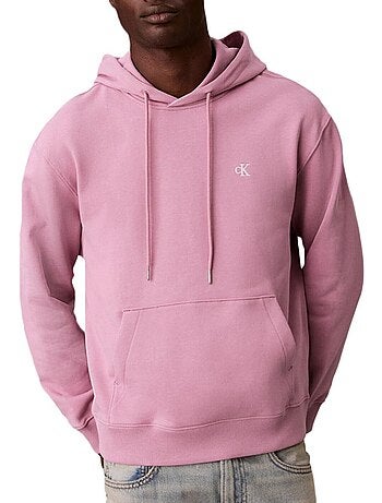 Sweat com Capuz Amarelo para Homem Calvin Klein Jeans 350 Terry Monogram