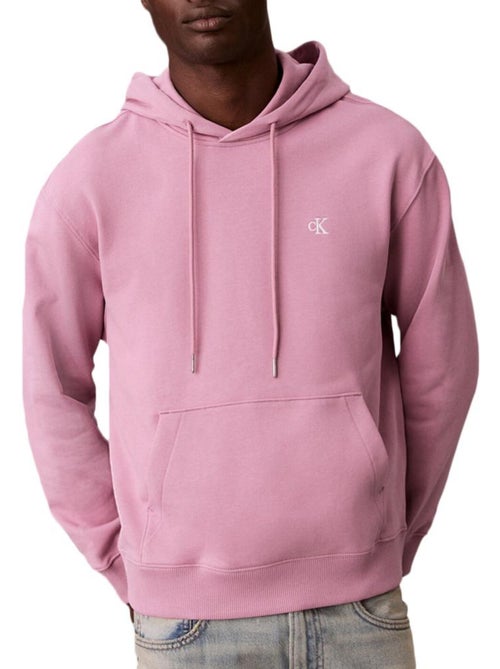Sweat com capuz rosa para homem calvin klein jeans 350 terry monogram - Kiabi Sweat com capuz rosa para homem calvin klein jeans 350 terry monogram - Kiabi