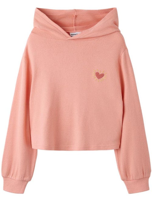 Sweat com capuz rosa para menina name it billie - Kiabi Sweat com capuz rosa para menina name it billie - Kiabi