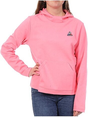 Sweat com Capuz Rosa para Mulher Le Coq Sportif N°9