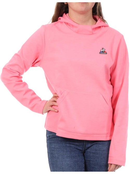 Sweat com Capuz Rosa para Mulher Le Coq Sportif N°9 - Kiabi Sweat com Capuz Rosa para Mulher Le Coq Sportif N°9 - Kiabi