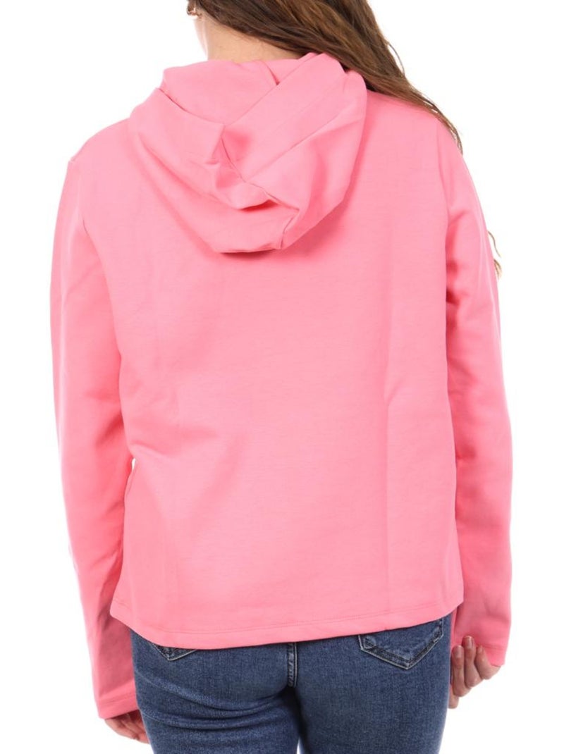 Sweat com Capuz Rosa para Mulher Le Coq Sportif N°9 Rosa - Kiabi