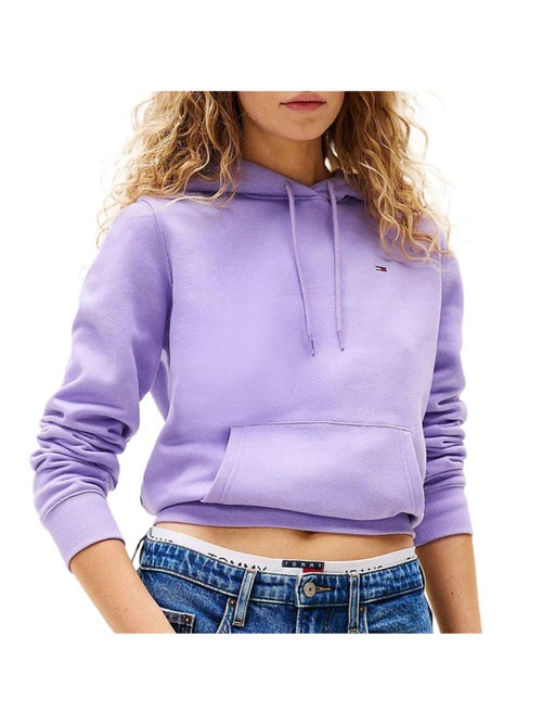 Sweat com Capuz Roxo para Mulher Tommy Hilfiger Flag - Kiabi Sweat com Capuz Roxo para Mulher Tommy Hilfiger Flag - Kiabi