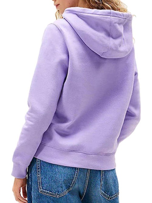 Sweat com Capuz Roxo para Mulher Tommy Hilfiger Flag - Kiabi Sweat com Capuz Roxo para Mulher Tommy Hilfiger Flag - Kiabi