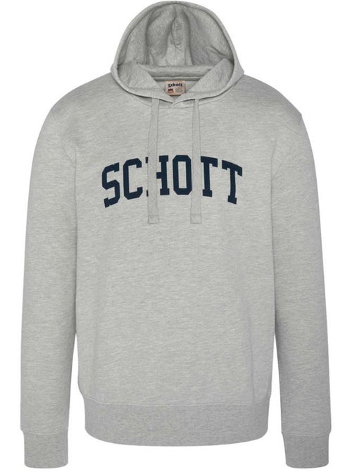 Sweat com capuz schott cinzento para homem com logótipo - Kiabi Sweat com capuz schott cinzento para homem com logótipo - Kiabi
