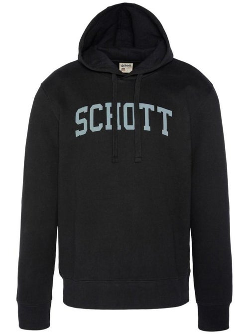 Sweat com capuz schott para homem, preto com logótipo - Kiabi Sweat com capuz schott para homem, preto com logótipo - Kiabi