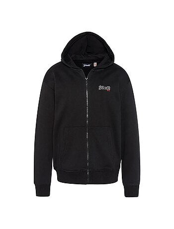 Sweat com Capuz Schott SAM para Rapaz - Preto